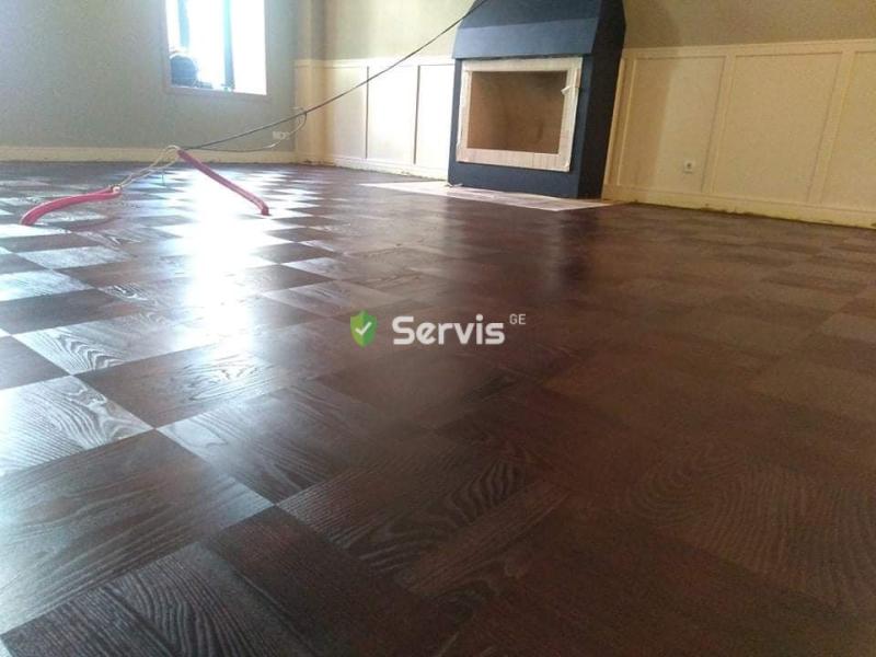 პარკეტის ლამინატის  და ვინილის იატაკის დაგება რესტავრაცია  - პროფესიონალური სერვისის სურათი