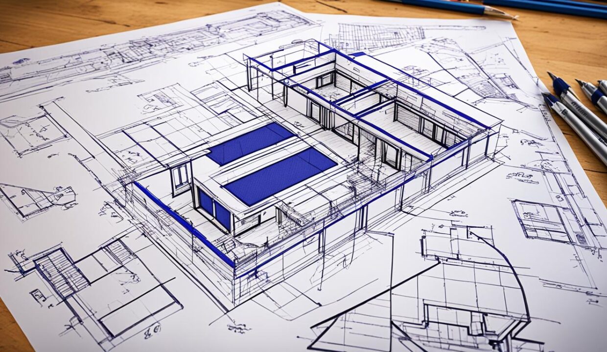 შიდა აზომითი ნახაზი ბინის აზომვა