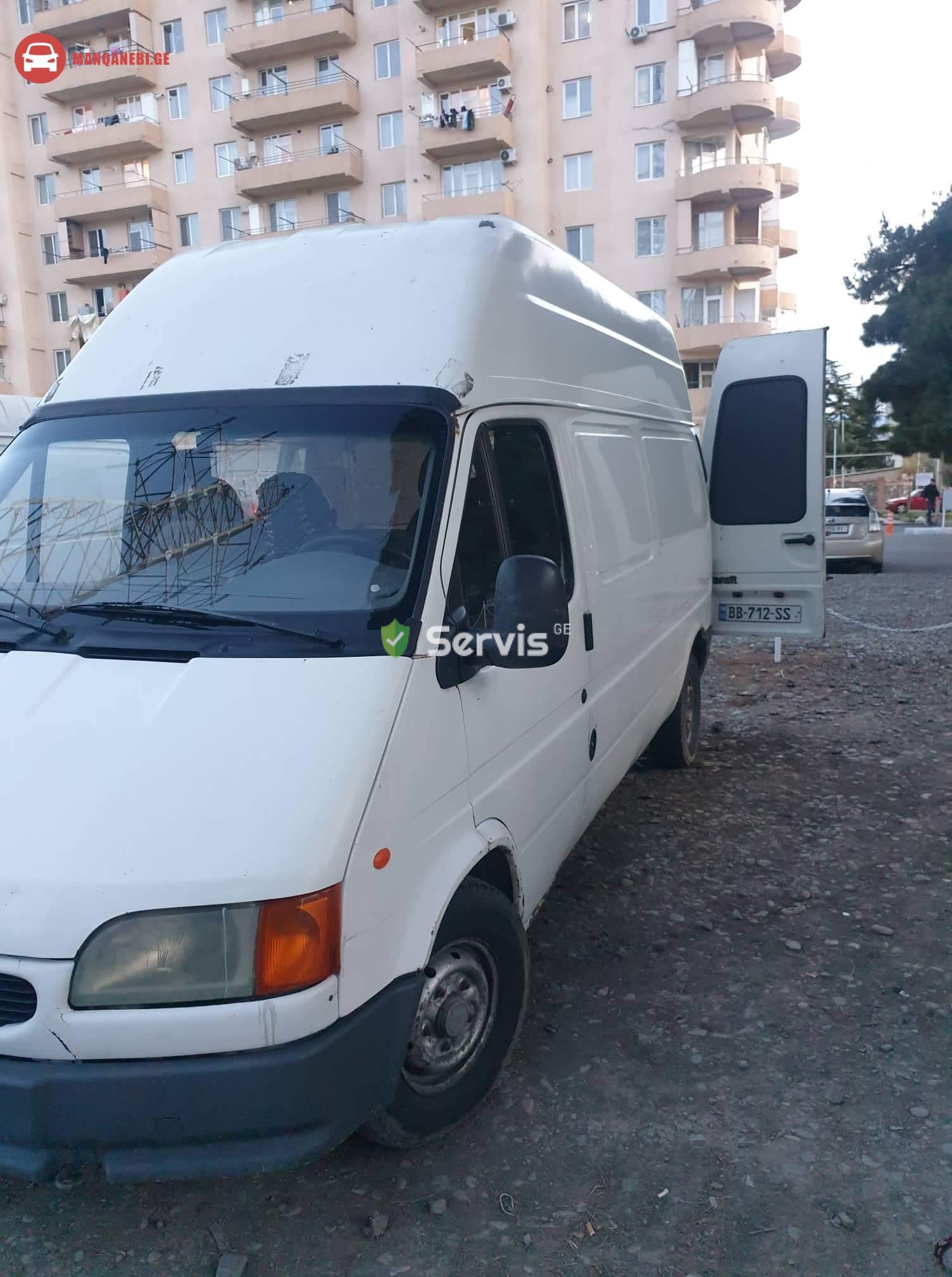 ტვირტის გადაზიდვა დისტრიბუცია ფორდ ტრანზიტი